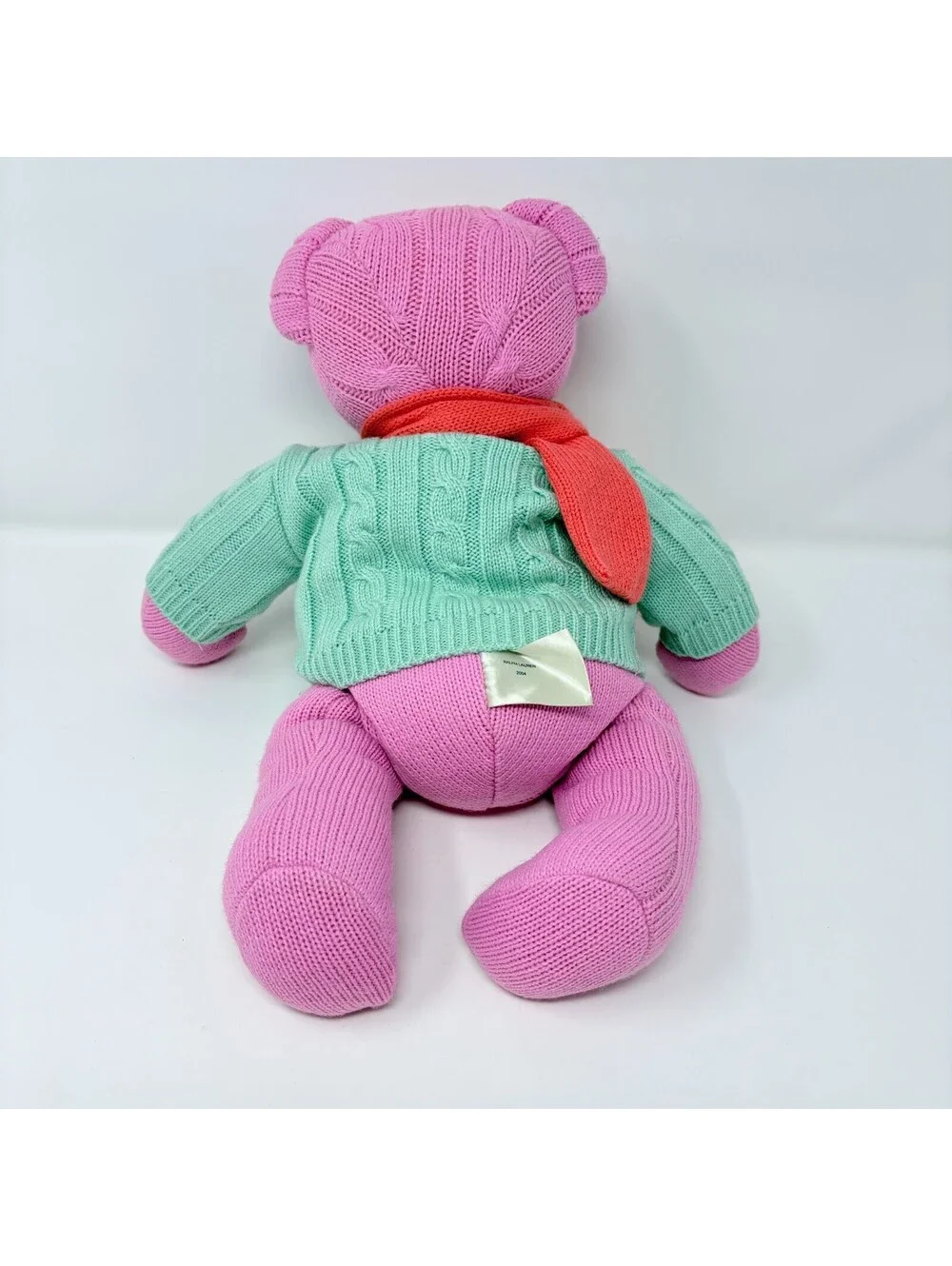 Vintage 2004 Ralph Lauren Pink Cable Knit 15